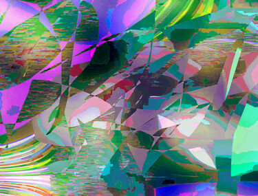 Arte digitale intitolato "cynthium test" da Ariel Velez, Opera d'arte originale, Lavoro digitale 2D