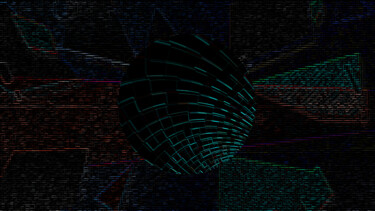 Цифровое искусство под названием "a point in fragment…" - Ariel Velez, Подлинное произведение искусства, 2D Цифровая Работа