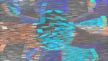 Digitale Kunst mit dem Titel "a point in fragment…" von Ariel Velez, Original-Kunstwerk, 2D digitale Arbeit