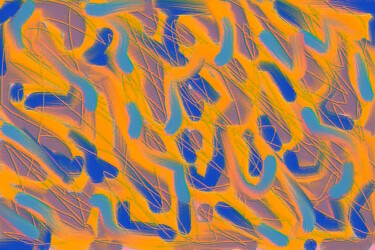 Digitale Kunst mit dem Titel "under these sands" von Ariel Velez, Original-Kunstwerk, 2D digitale Arbeit