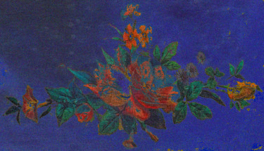 Digitale Kunst mit dem Titel "flower fades" von Ariel Velez, Original-Kunstwerk