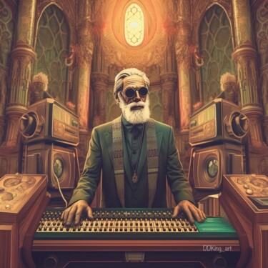 Digital Arts titled "Preacher Man" by Ddking, Original Artwork, Digital Print