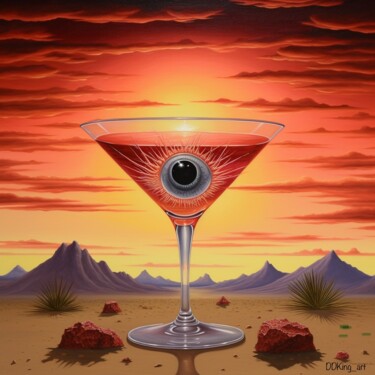 Arte digitale intitolato "Tequila Sunrise" da Ddking, Opera d'arte originale, Stampa digitale