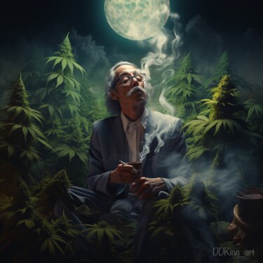 Digital Arts titled "Bonne Weed" by Ddking, Original Artwork, AI generated image