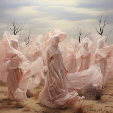Arts numériques intitulée "Dust in The Wind" par Ddking, Œuvre d'art originale, Impression numérique