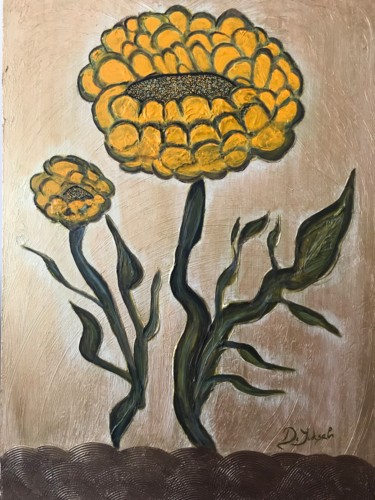 "Ayçiçeği tablo" başlıklı Tablo Didem Yüksel tarafından, Orijinal sanat, Akrilik