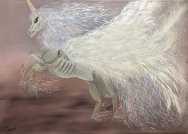 "Melek kanatlı at ta…" başlıklı Tablo Didem Yüksel tarafından, Orijinal sanat, Akrilik