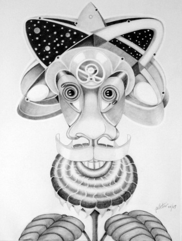 Rysunek zatytułowany „Micro, macro, mystè…” autorstwa Pelletier, Oryginalna praca, Ołówek