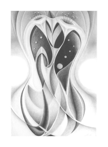 Éclosion Dessin intitulée "Éclosion" par Pelletier, Œuvre d'art originale, Crayon