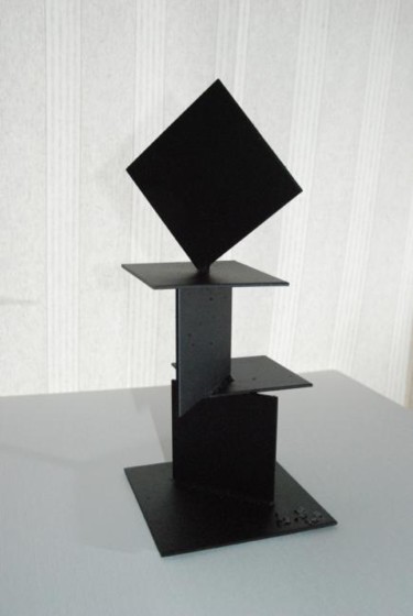 Sculpture intitulée "Step'" par Dec, Œuvre d'art originale, Métaux