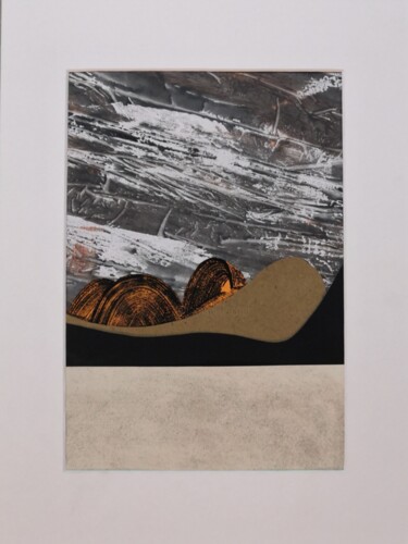 Κολάζ με τίτλο "Petit paysage 12/23…" από Dé Chapelet, Αυθεντικά έργα τέχνης, Ακρυλικό
