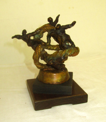 Sculpture titled "noeud-sans-fin.jpg" by Anne De Crécy, Original Artwork