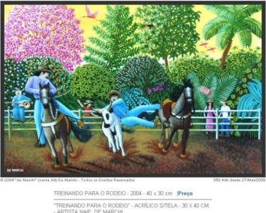 Pintura intitulada "De Marchi" por De Marchi, Obras de arte originais