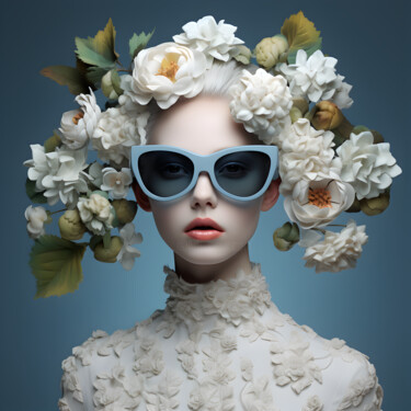 Digitale Kunst mit dem Titel "Blossom Beauty DB-3" von Deai Studio, Original-Kunstwerk, KI-generiertes Bild