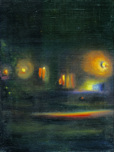 Malerei mit dem Titel "Light, 12 March 2003" von Dea Lieotto, Original-Kunstwerk, Öl