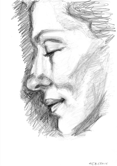 Drawing titled "Cate Blanchett, 15…" by Dea Lieotto, Original Artwork, Pencil
