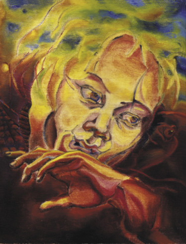 Pintura titulada "Emotion. 21 Novembe…" por Dea Lieotto, Obra de arte original, Oleo