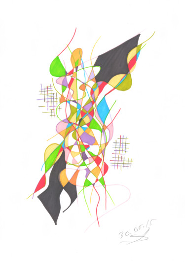 Drawing titled "Carnival. 30 May, 2…" by Dea Lieotto, Original Artwork, Marker
