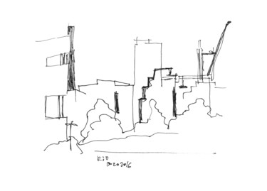 Dessin intitulée "Rio de Janeiro. 18…" par Dea Lieotto, Œuvre d'art originale, Stylo à bille