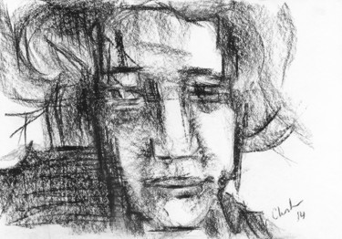 Drawing titled "like me. 13 March,…" by Dea Lieotto, Original Artwork, Charcoal