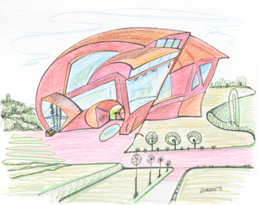 Zeichnungen mit dem Titel "The house tells sto…" von Dea Lieotto, Original-Kunstwerk, Bleistift