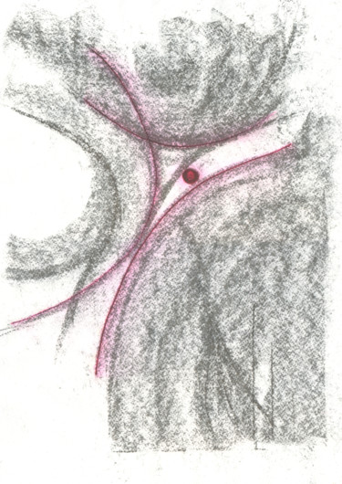 Drawing titled "The forbiden touch.…" by Dea Lieotto, Original Artwork, Charcoal