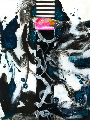 Peinture intitulée "The AfterGlow" par Deanna Che Lyn, Œuvre d'art originale, Collages