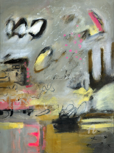 Painting titled "Dusky" by Deanna Che Lyn, Original Artwork, Acrylic