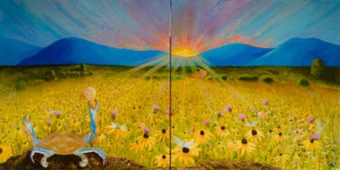 Картина под названием "My Soul's Joy" - Deb Breton, Подлинное произведение искусства, Акрил