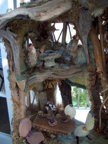 Photography titled "The Fairy Treehouse…" by Debbie And Mike Schramer, Original Artwork, Digital Photography