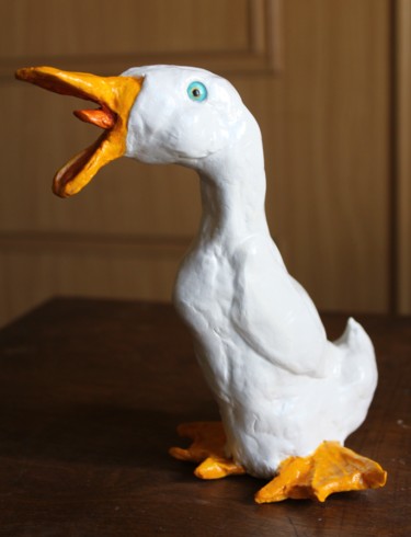 Sculpture titled "Aylesbury Duck" by Deborah Pain, Original Artwork, Clay