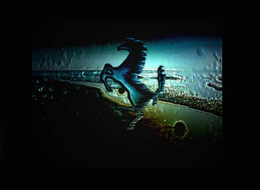 Arts numériques intitulée "Dark Horse 27" par Debolina Moitra, Œuvre d'art originale, Travail numérique 2D