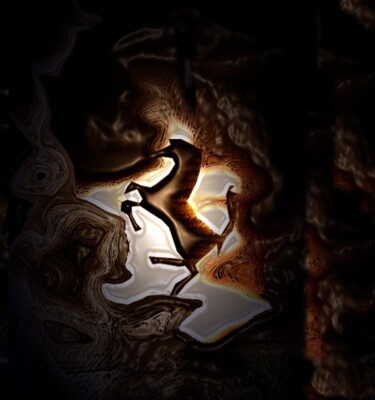 Artes digitais intitulada "Dark Horse 5" por Debolina Moitra, Obras de arte originais, Trabalho Digital 2D
