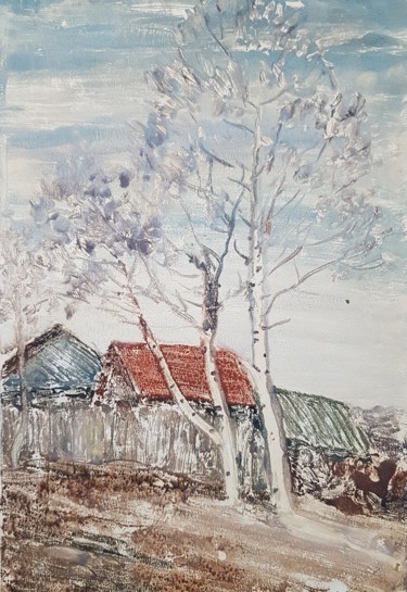 "Весна" Printmaking titled ""Весна"" by Deborah Esenkova, Original Art, Oil