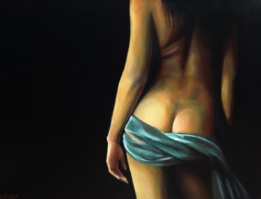 Painting titled "nudo" by Calidè, Original Artwork, Acrylic