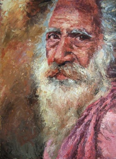 Painting titled "Saggio indiano" by Calidè, Original Artwork