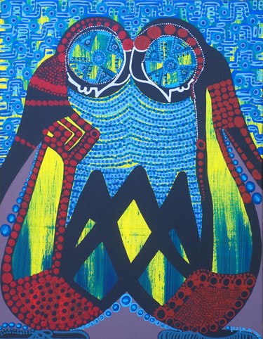 Dessin intitulée "Mirit Ben-Nun woman…" par Mirit Ben-Nun, Œuvre d'art originale, Autre