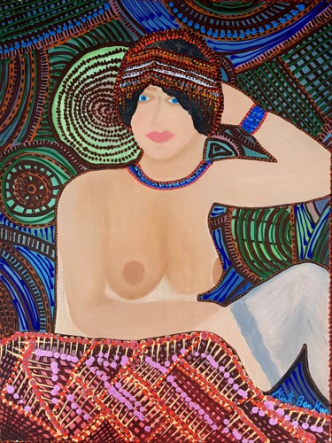 Картина под названием "Contemporary painti…" - Mirit Ben-Nun, Подлинное произведение искусства, Акрил