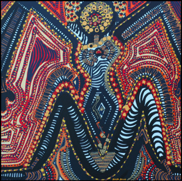 Obra de arte artista latina israeli acrilico Pintura intitulada "Obra de arte artist…" por Mirit Ben-Nun, Obras de arte originais, Acrílico