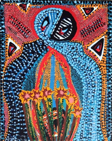Pintura intitulada "Obra de arte Mirit…" por Mirit Ben-Nun, Obras de arte originais, Acrílico