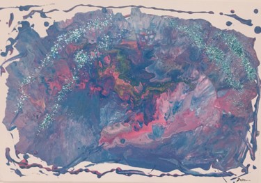 Peinture intitulée "Ciel Rosé" par Deborah Khayat, Œuvre d'art originale