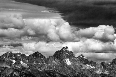 Fotografie mit dem Titel "Teton Summer Storm" von Decesare, Original-Kunstwerk, Digitale Fotografie