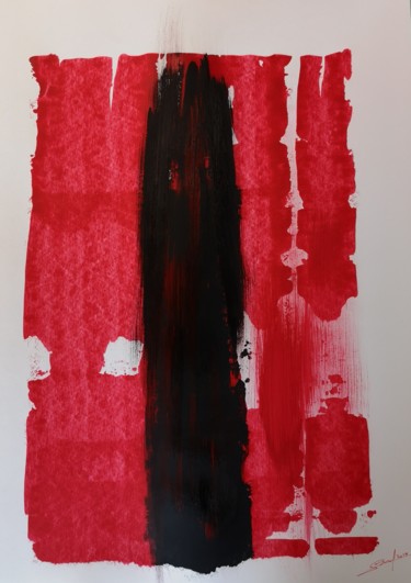 Peinture intitulée "untitle abstract #9" par Declaubry, Œuvre d'art originale, Acrylique