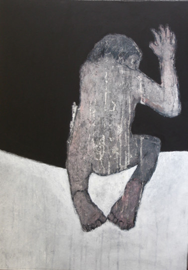 Painting titled "Sans titre" by Valérie Décoret, Original Artwork