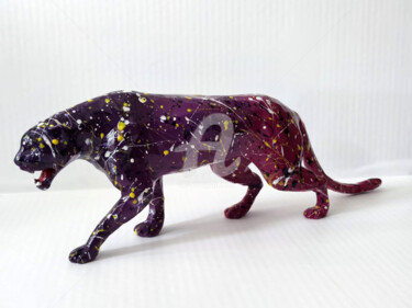 Sculpture titled "Black Panther - VRJ…" by Ded2008, Original Artwork, Resin
