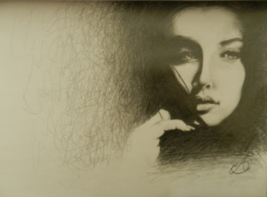 Drawing titled "sombre.jpg" by André Tognotti, Original Artwork, Pencil