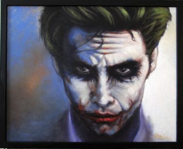 Painting titled "joker-dl2.jpg" by D.H.Louis, Original Artwork, Oil