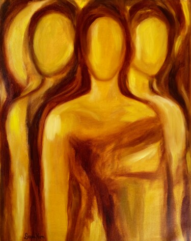 Painting titled "Transition" by Deepa Kern, Original Artwork, Oil