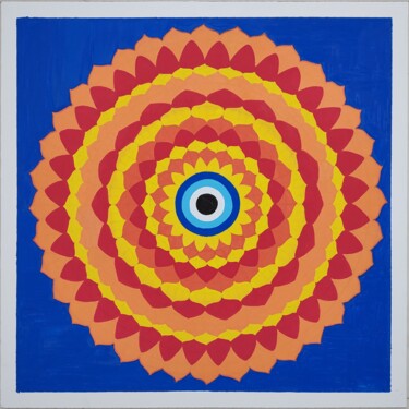 Ζωγραφική με τίτλο ""The Mandala Effect"" από Deepali Moray, Αυθεντικά έργα τέχνης, Ακρυλικό