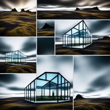 Grafika cyfrowa / sztuka generowana cyfrowo zatytułowany „Places_s#012” autorstwa Deepdreaming_studios, Oryginalna praca, 2D…